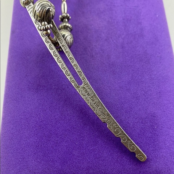 💛 Elegant Silver Dragonfly Hair Clip - Picture 2 of 5